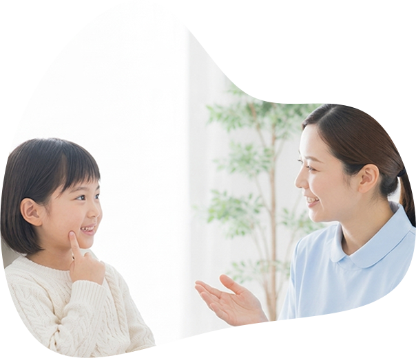 こどもの歯ならび相談の様子